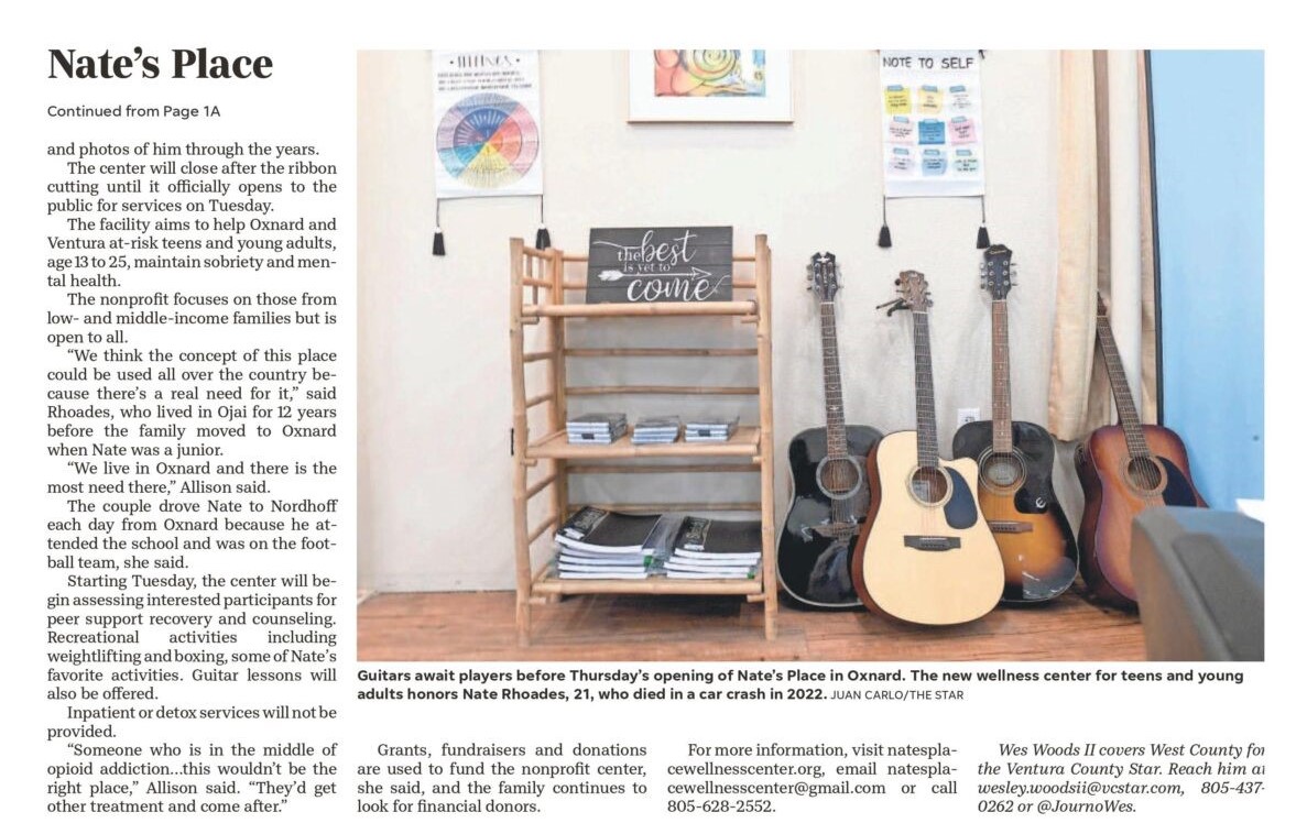 Newspaper photo guitars