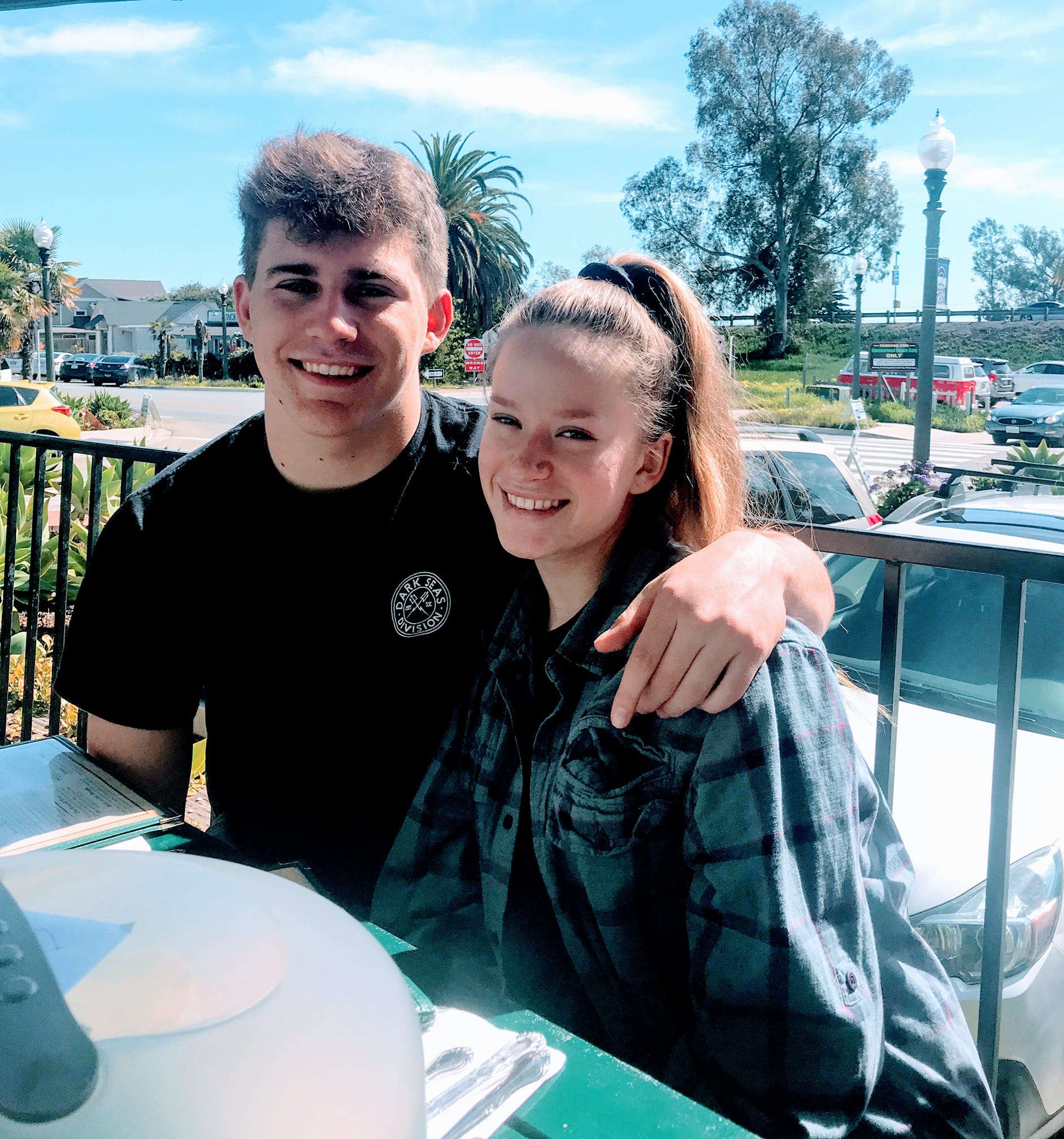 Nate with girlfriend Autumn